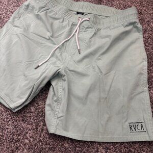 RVCA Elastic Waist Opposites Short.  - Drawstring - Mint Green